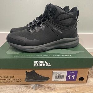 Eddie Bauer Men's Black Rapoza Hiking Boots Size 11, NIB